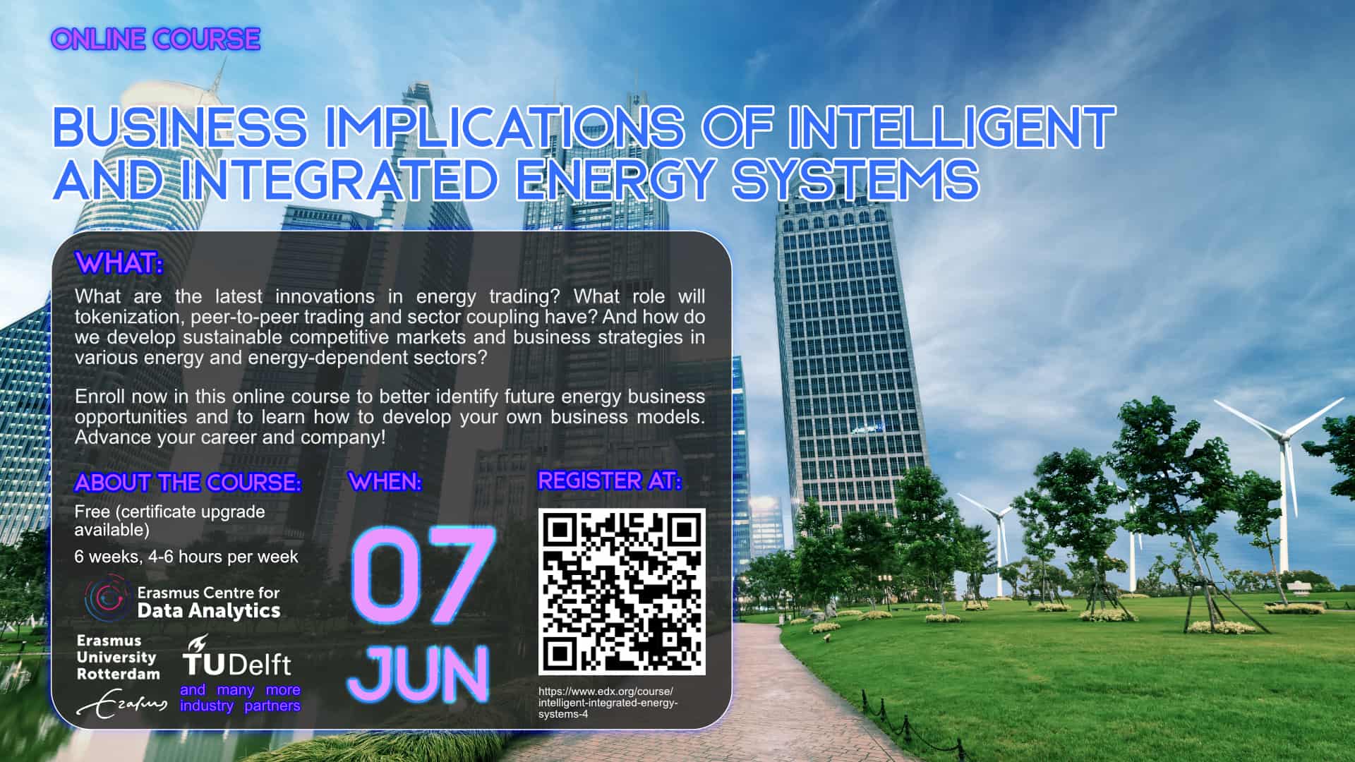 Online course: Business Implications of Intelligent and Integrated Energy Systems